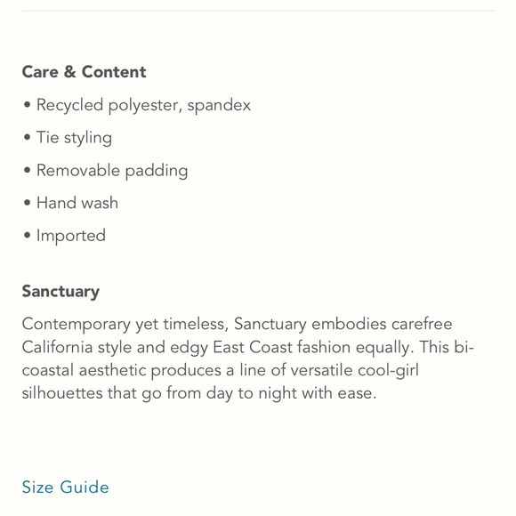 NWT sanctuary v wire bikini top - Picture 7 of 10